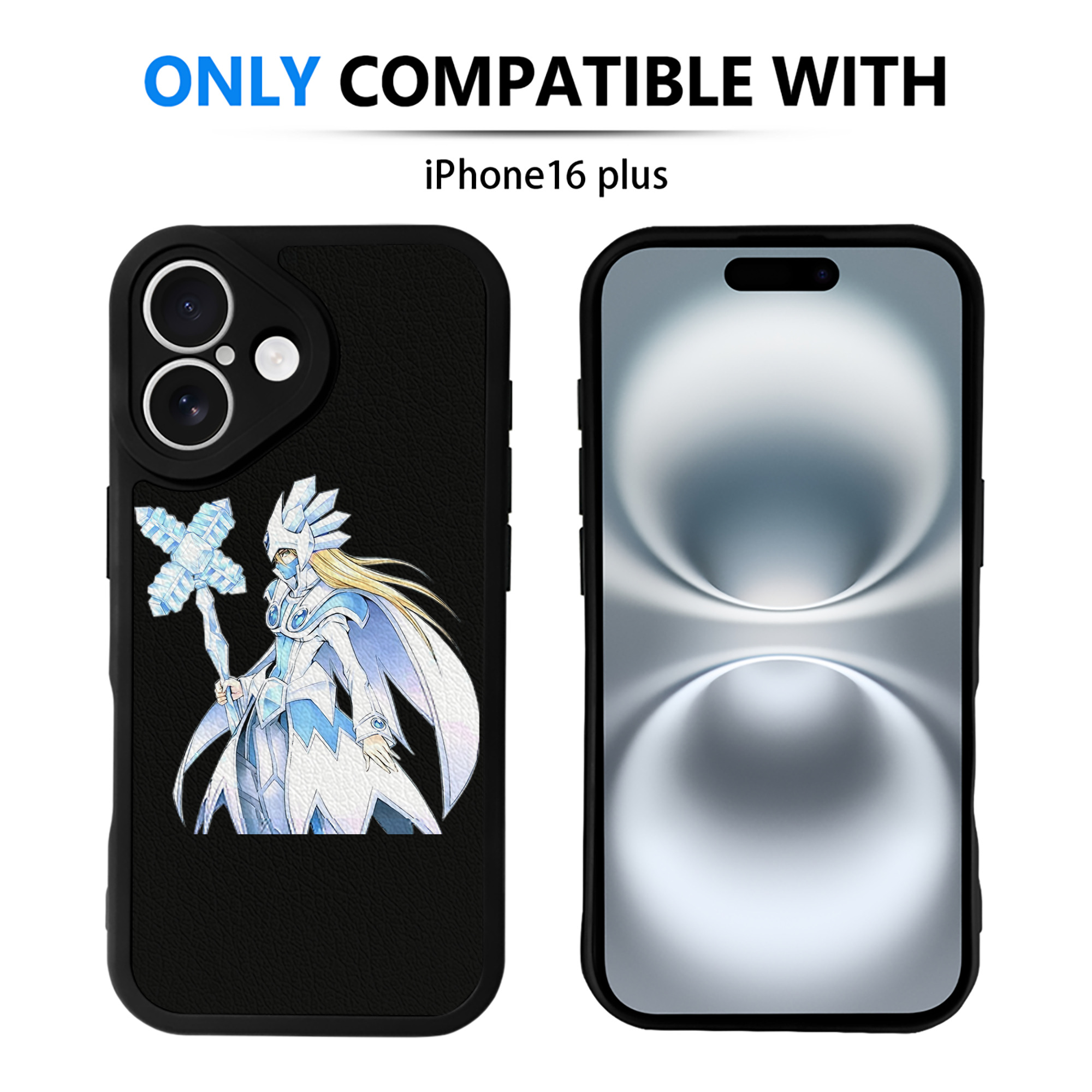 （画像用） 遊☆戯☆王 Yu-Gi-Oh! 【iPhone 16シリーズ対応】シリコンスマホケース（レザー調） 材質：シリコン
